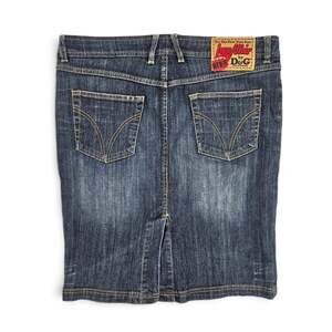 Vintage D&G Dolce & Gabbana "Love Affair" Denim Mini Skirt - Size 31